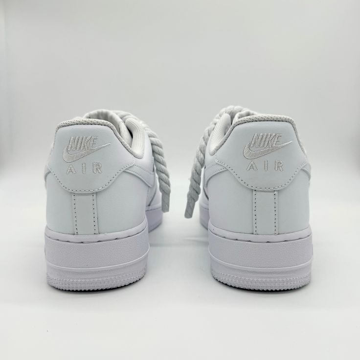 Air Force 1 White Rope Laces Kids