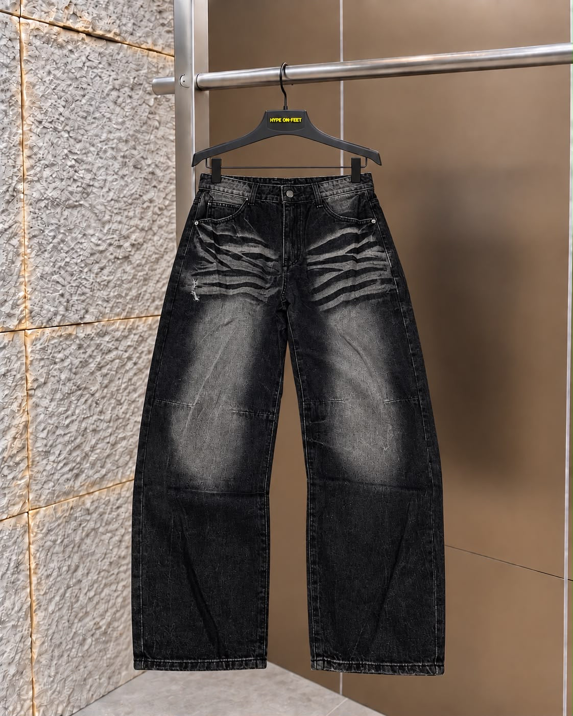 Pantalone Baloon Nero Sfumato