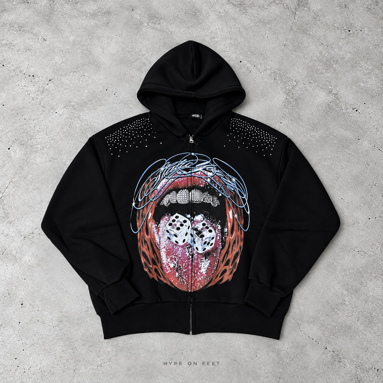 Felpa con Zip Grillz