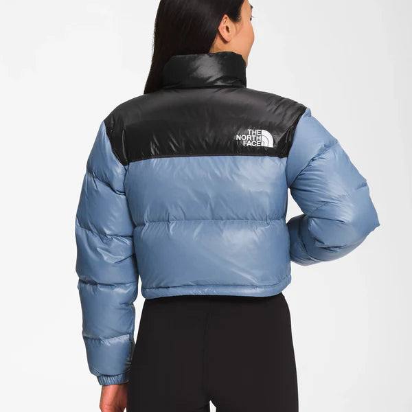 The North Face Nuptse Cropped Sky Blue
