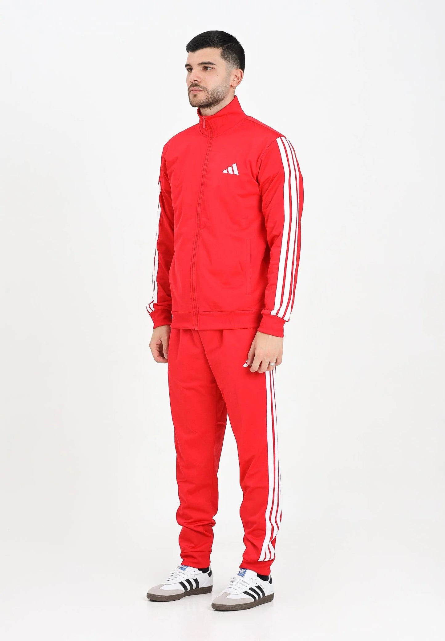 Tuta Adidas Rossa-Bianca Uomo