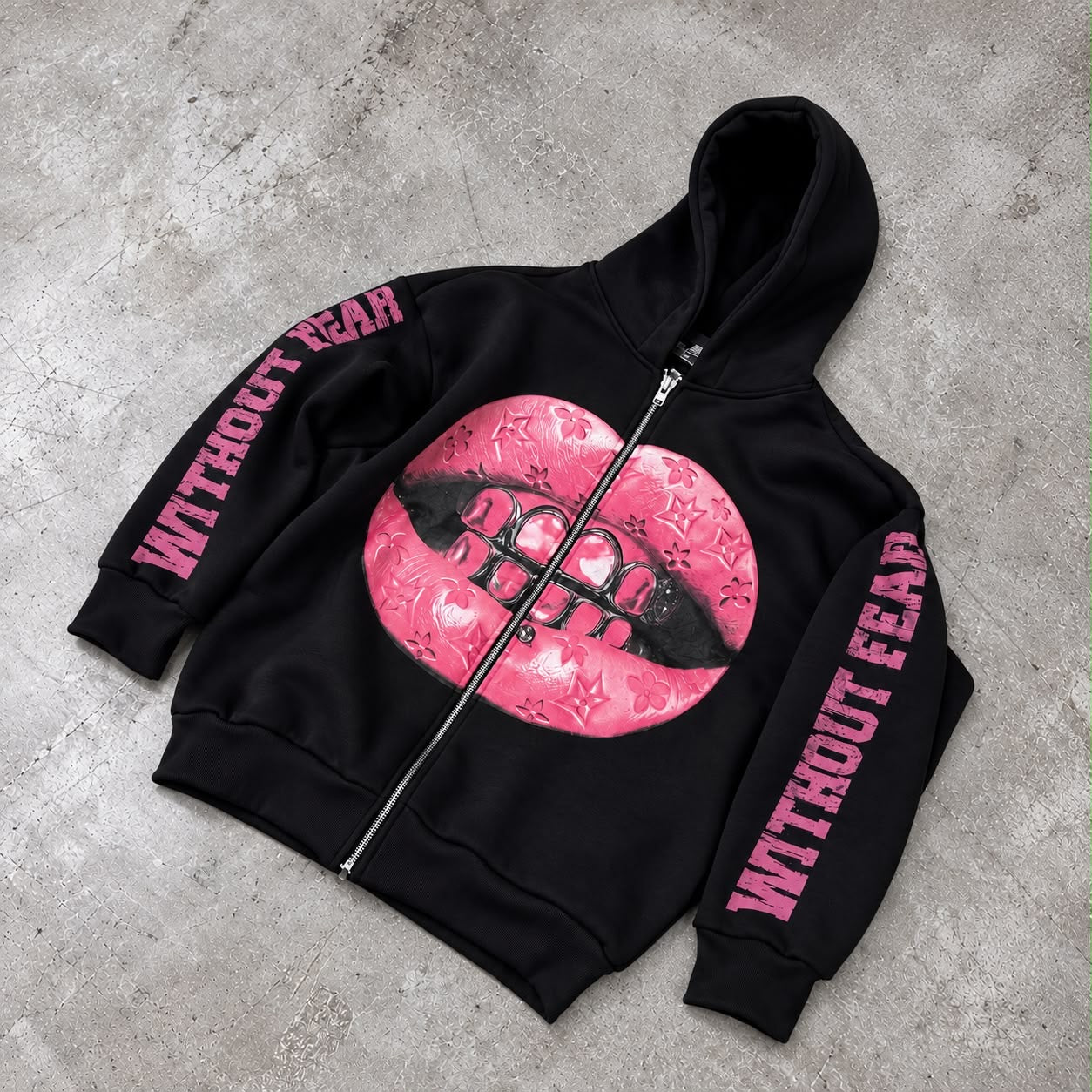 Felpa Mouth con Zip
