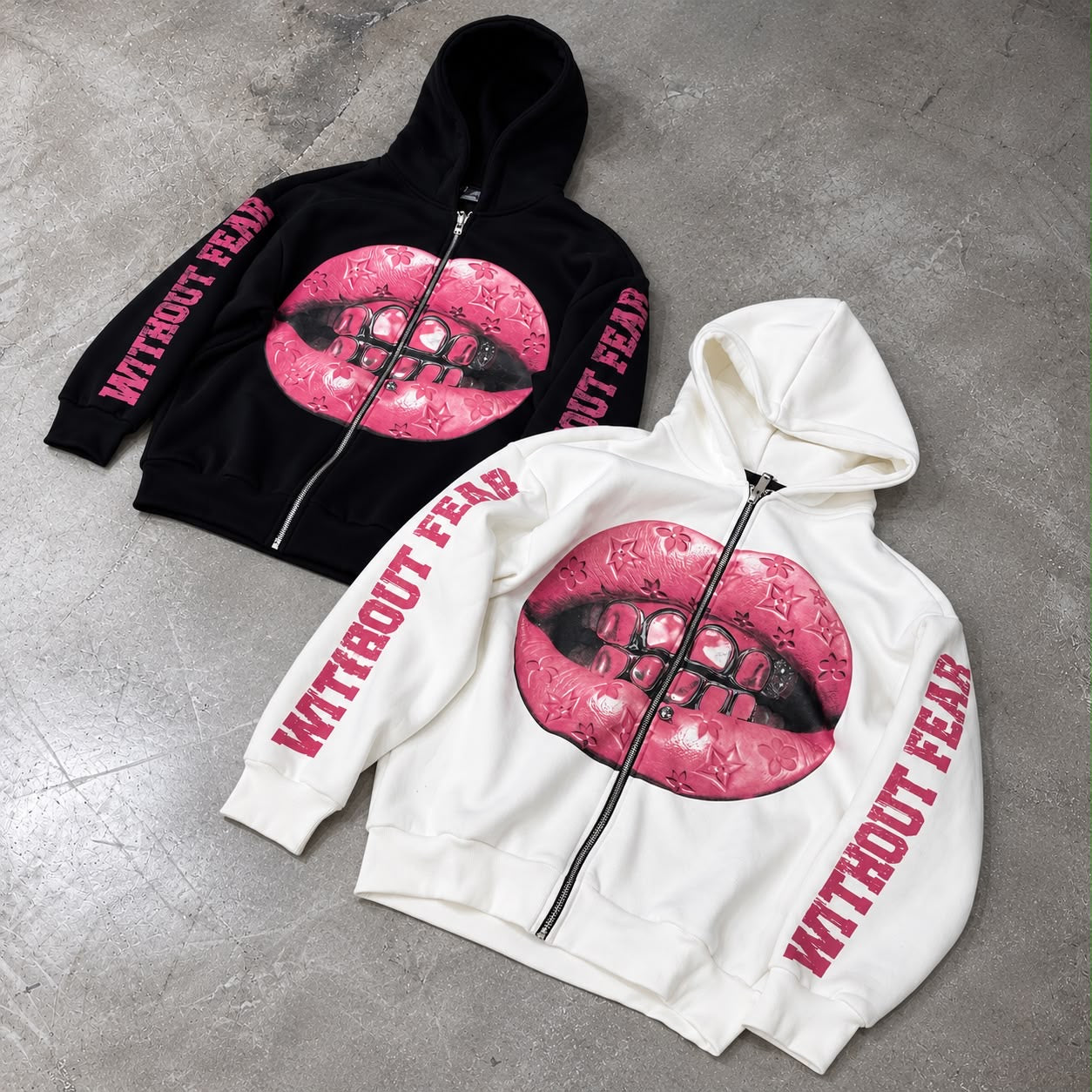 Felpa Mouth con Zip