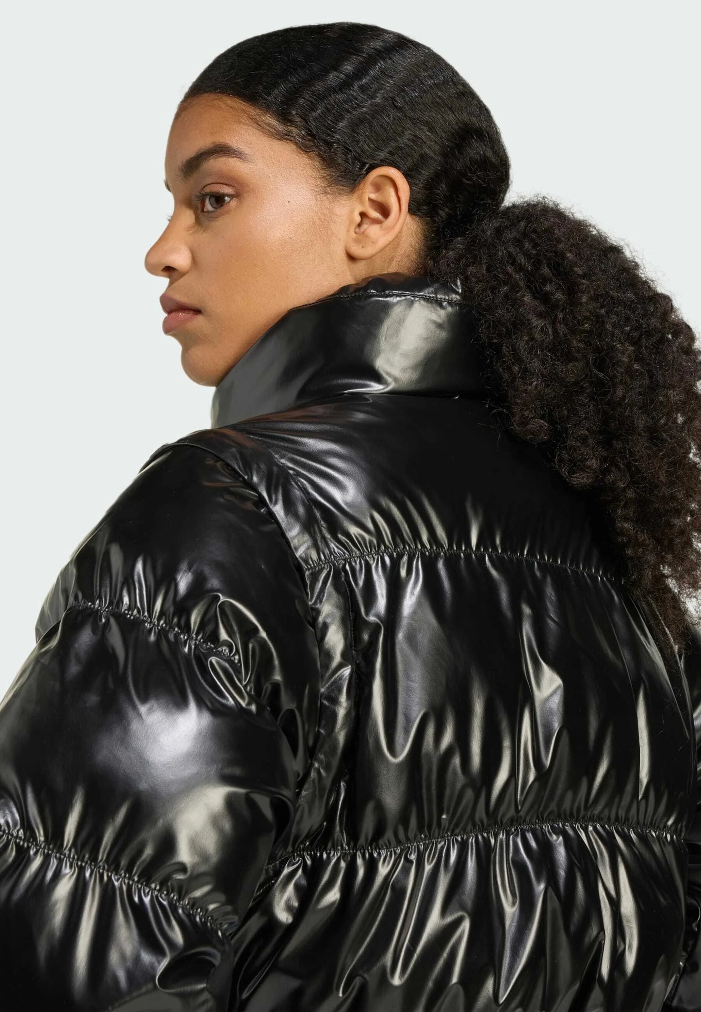 Puffer / Gilet Adidas Cropped Nero