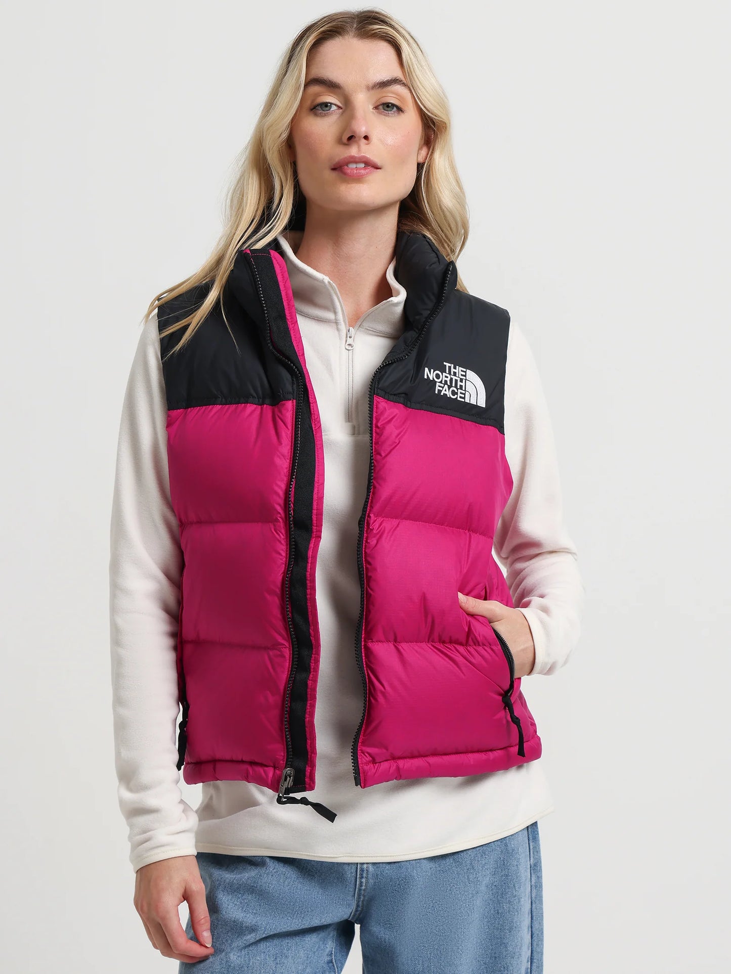 The North Face Gilet Nuptse Fuchsia