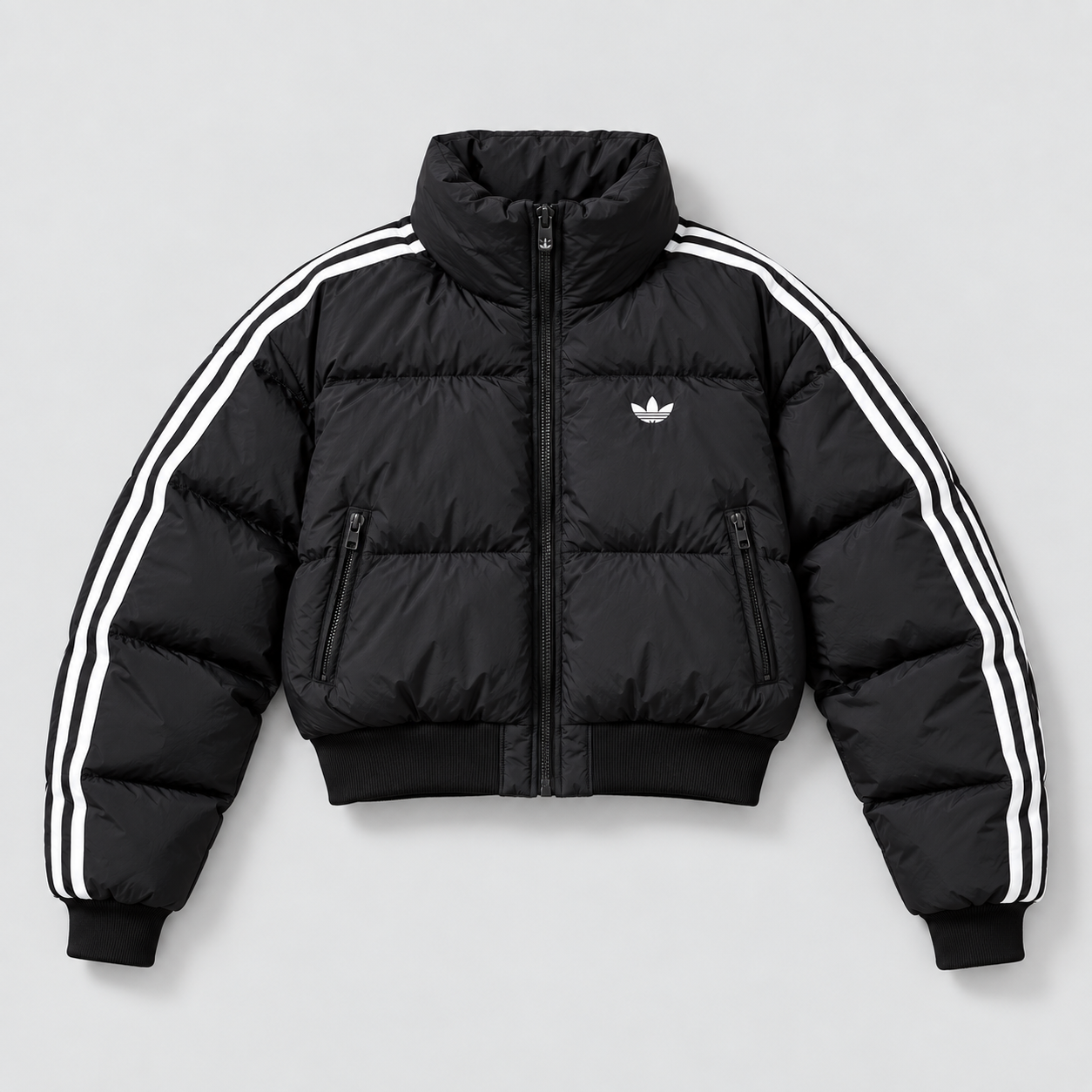 Bomber Puffer Adidas Donna Nero