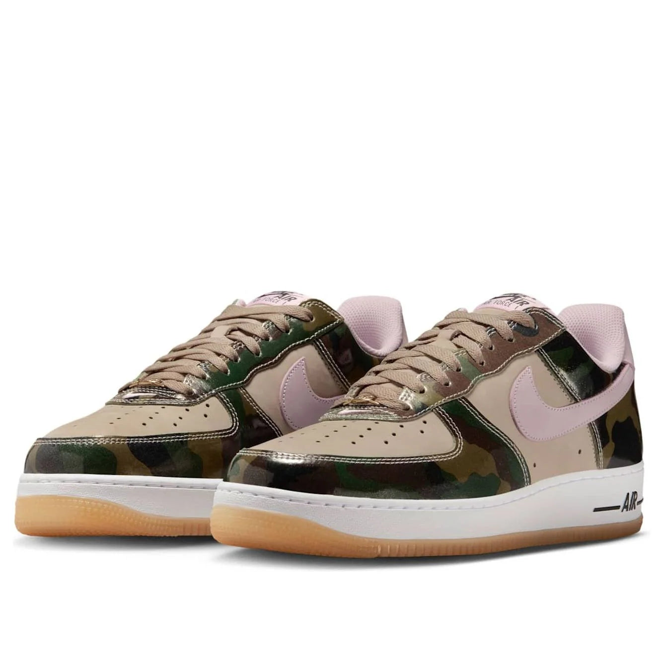 Nike Air Force 1 Patent Camo Pink