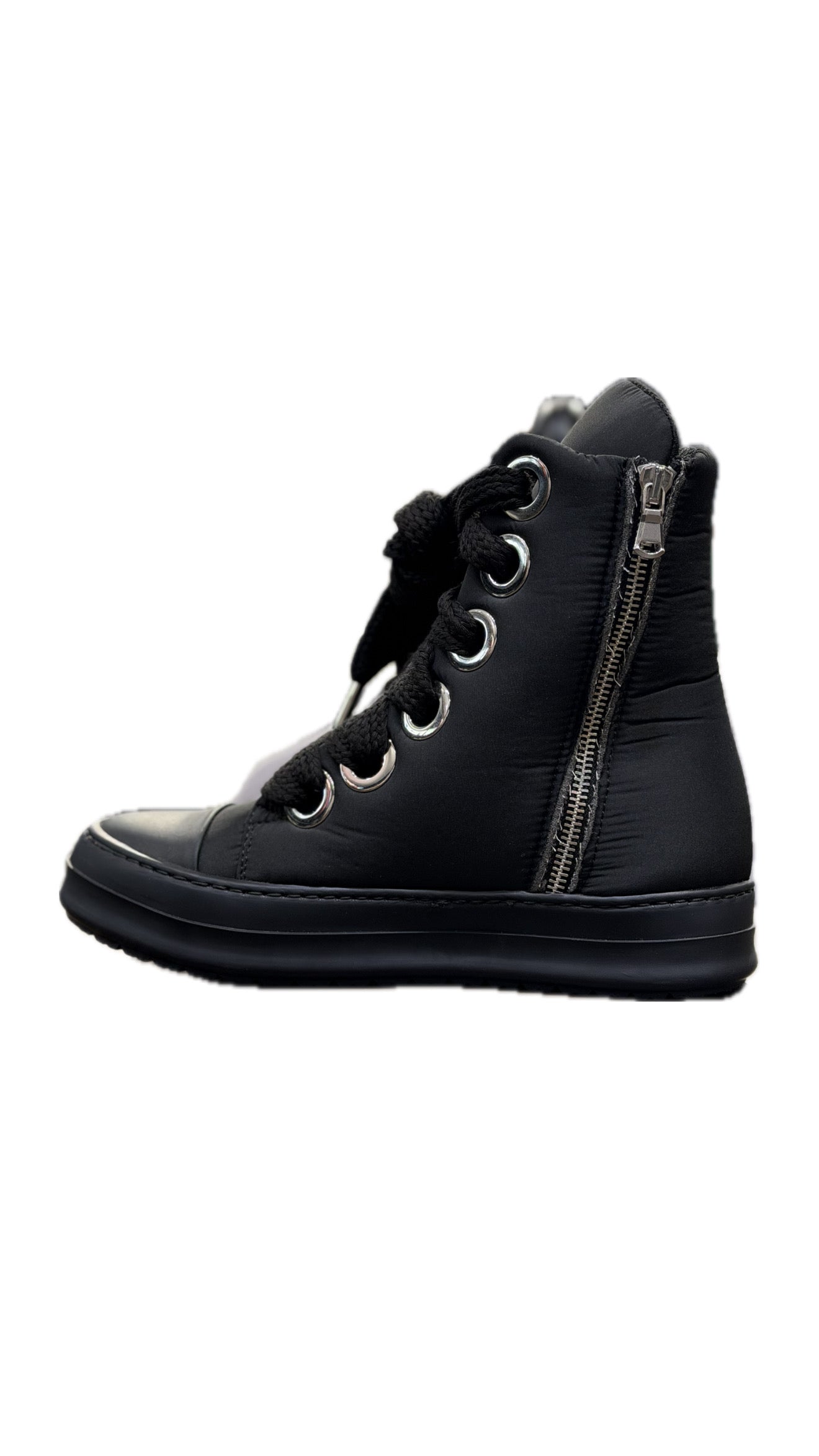 Sneakers Rich High Leather Jumbo Black