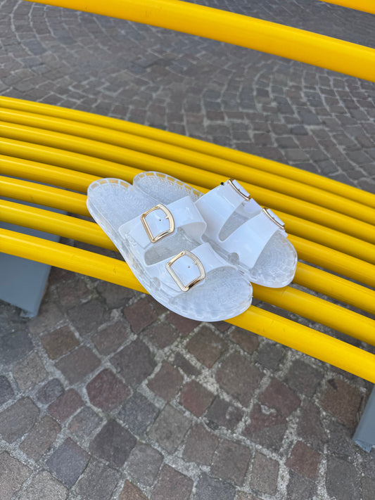 Ciabatta Kappa Bianca Donna