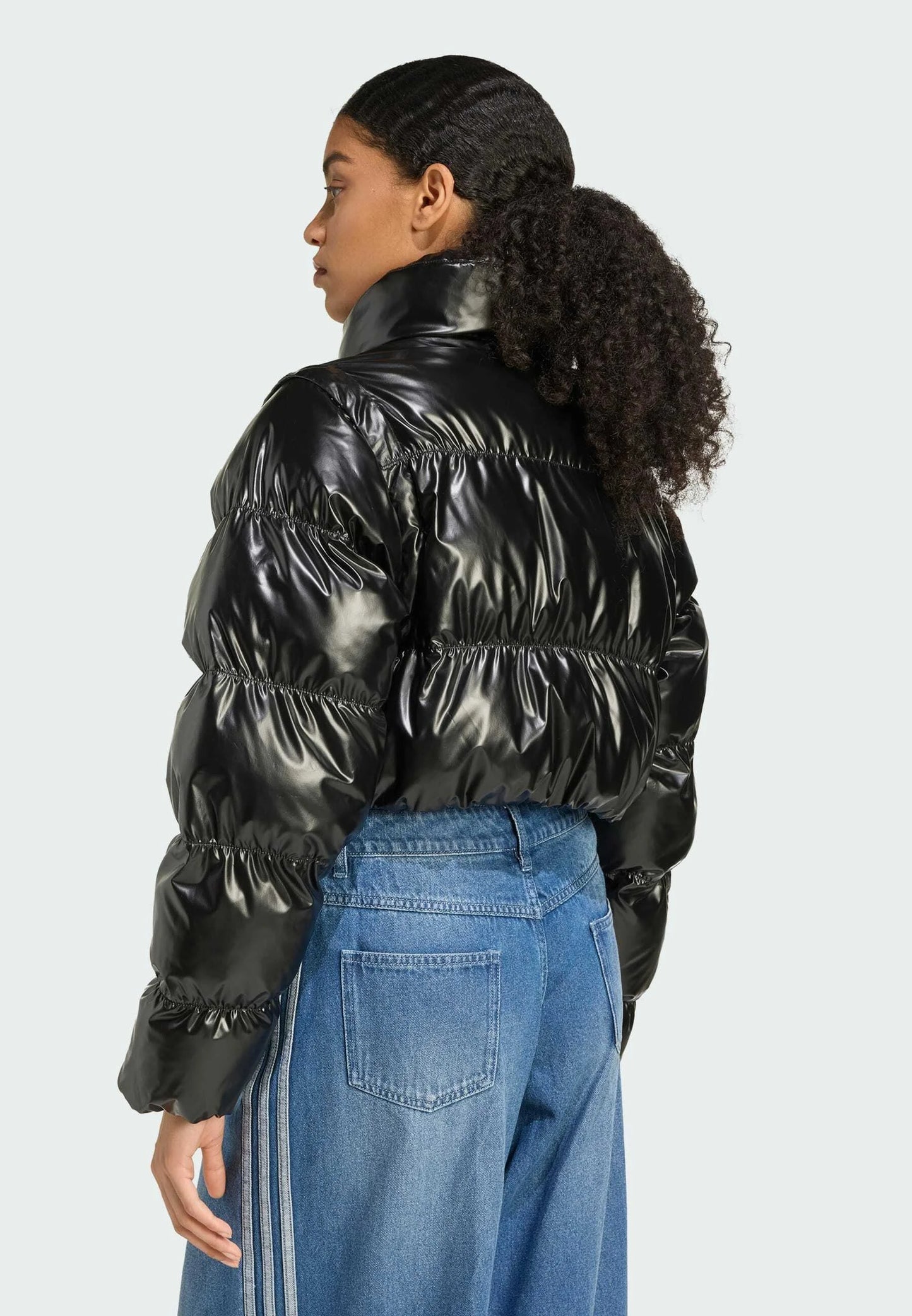 Puffer / Gilet Adidas Cropped Nero