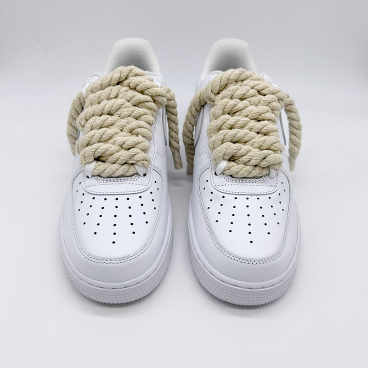 Air Force 1 Beige Rope Laces