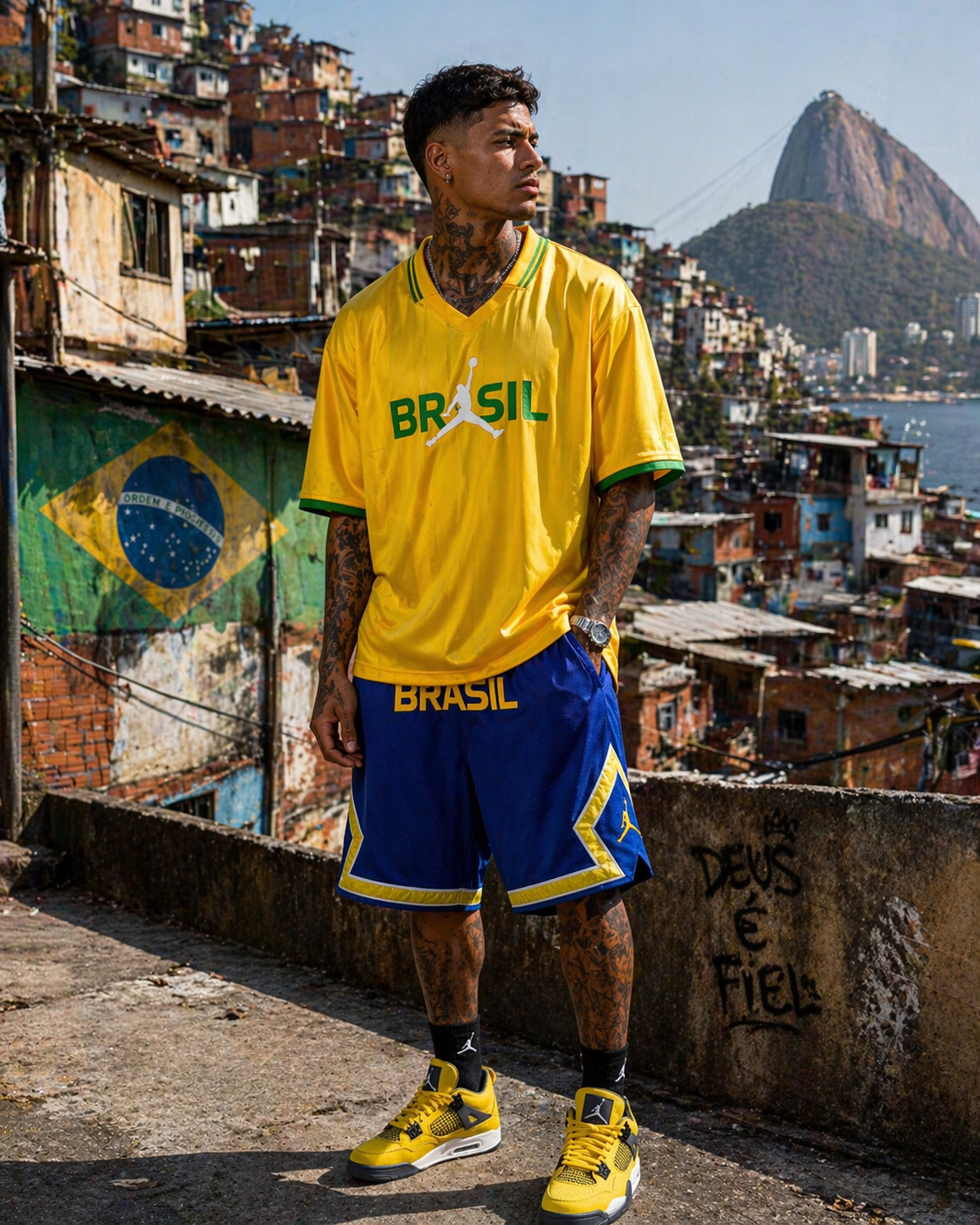 Cordset Jordan x Brasile Giallo 2025/2026