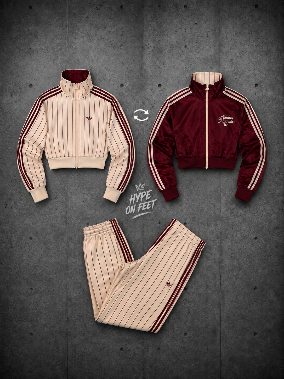 Coordinato Reversibile Adidas Donna