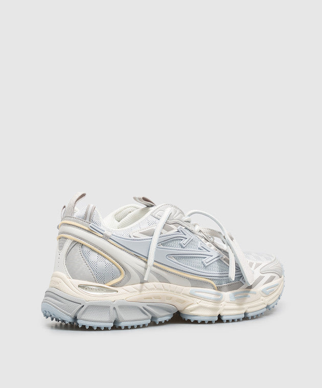 Off White Be Right Back Cream White - Light Blue