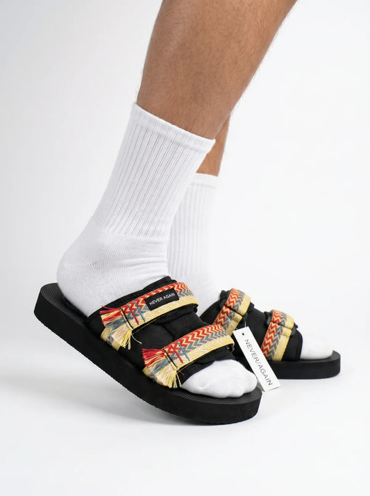 Slides Bandana Never Again Jamaica