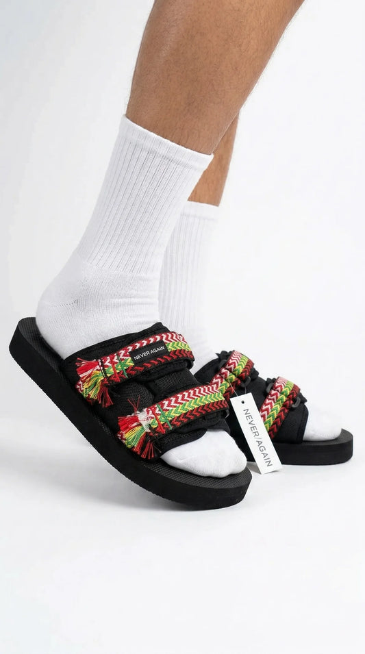 Slides Banana Never Again Red