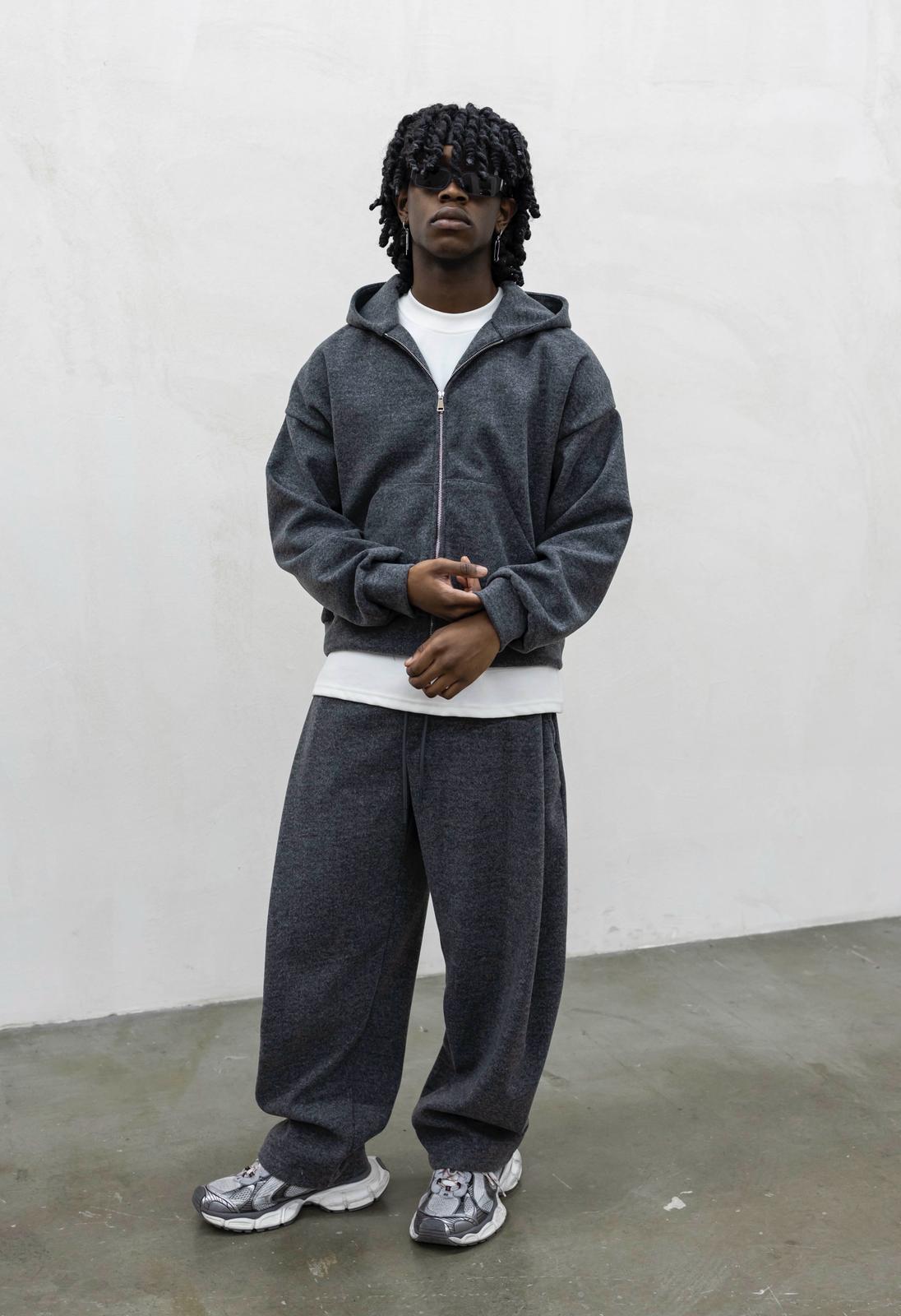 Cordset Tracksuit Dark Grey Present Day