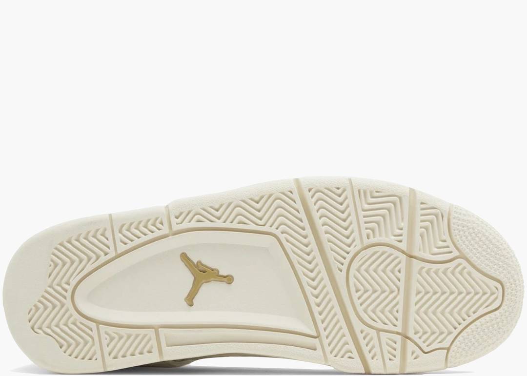 Air Jordan 4 Retro Metallic Gold W HYPE ON FEET