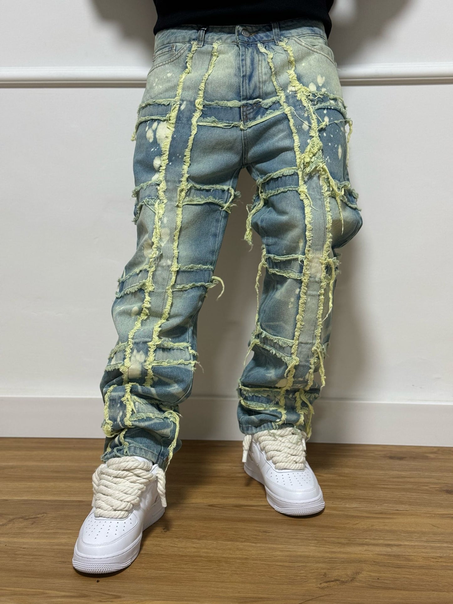 Jeans Ripped Fluo