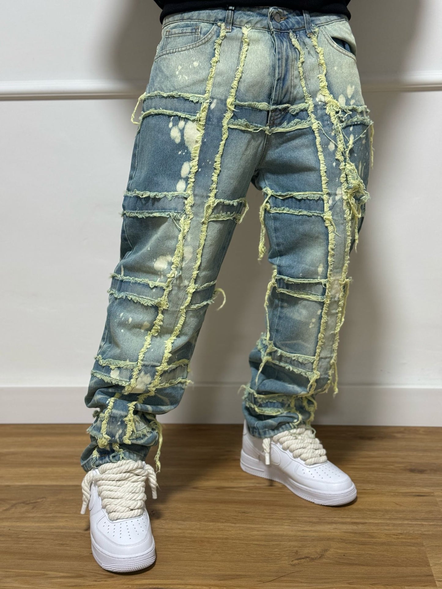 Jeans Ripped Fluo