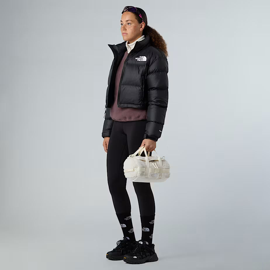 The North Face Nuptse Cropped Black
