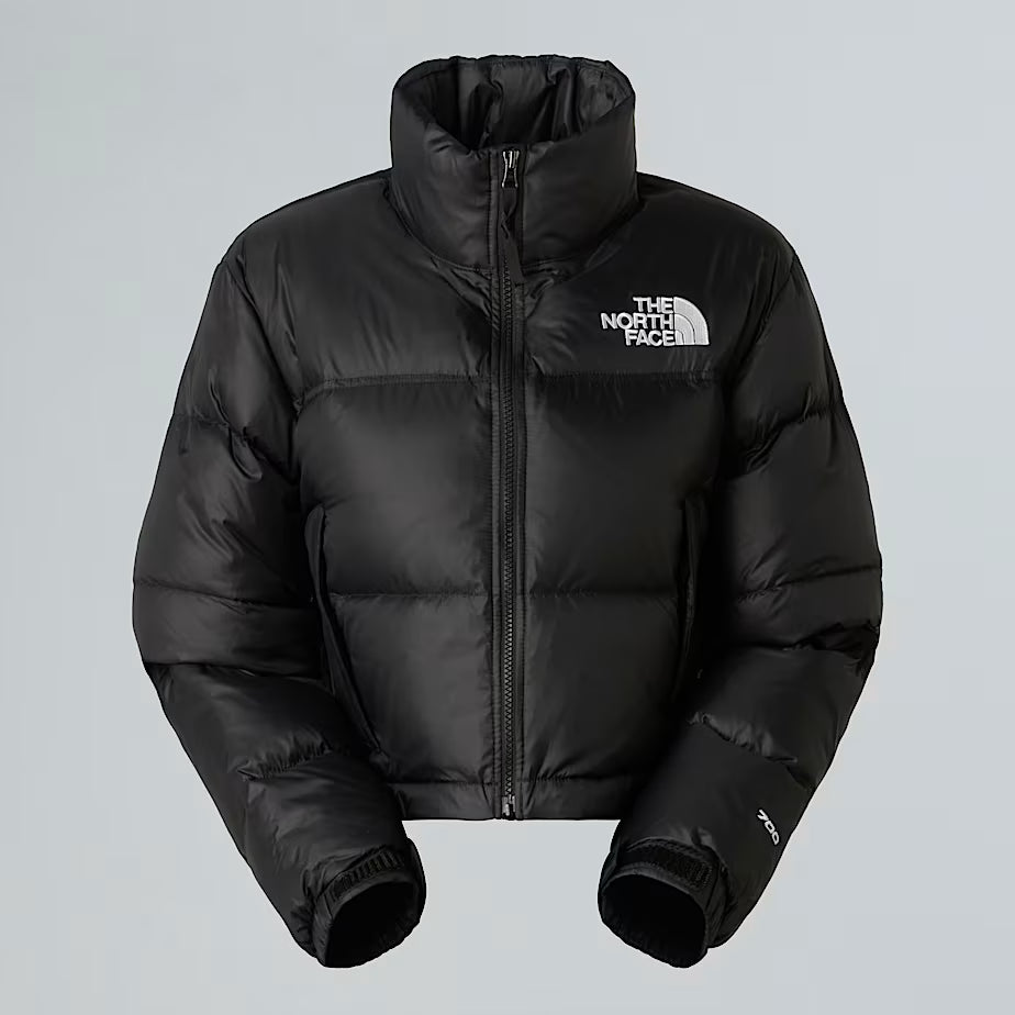 The North Face Nuptse Cropped Black
