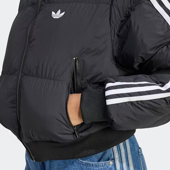 Bomber Puffer Adidas Donna Nero