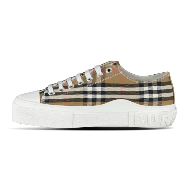 Sneakers Burberry Low Top Taupe Brown
