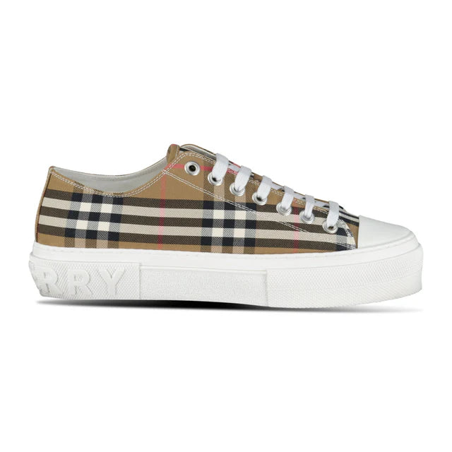 Sneakers Burberry Low Top Taupe Brown