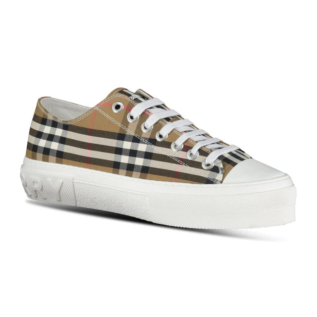 Sneakers Burberry Low Top Taupe Brown