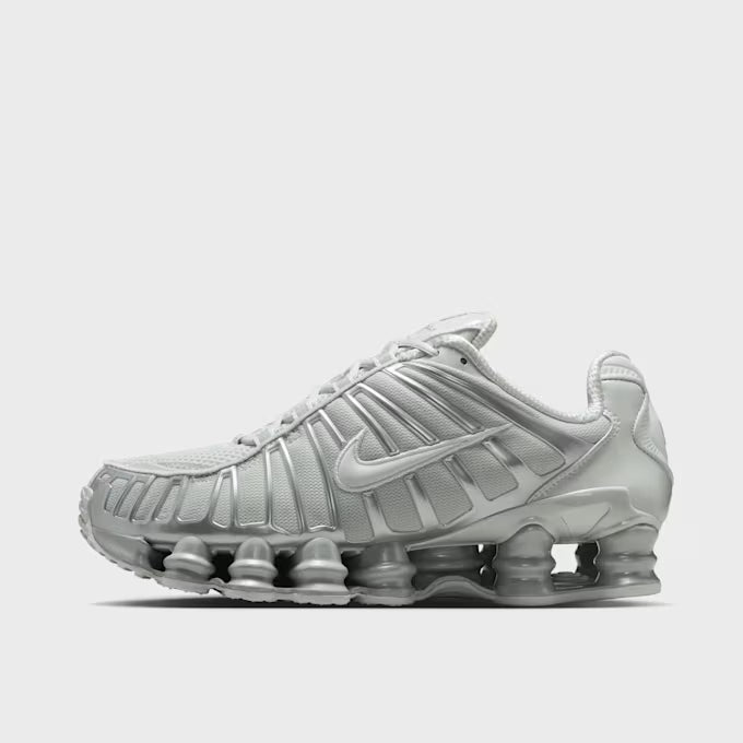 Nike Shox TL Metallic White Silver