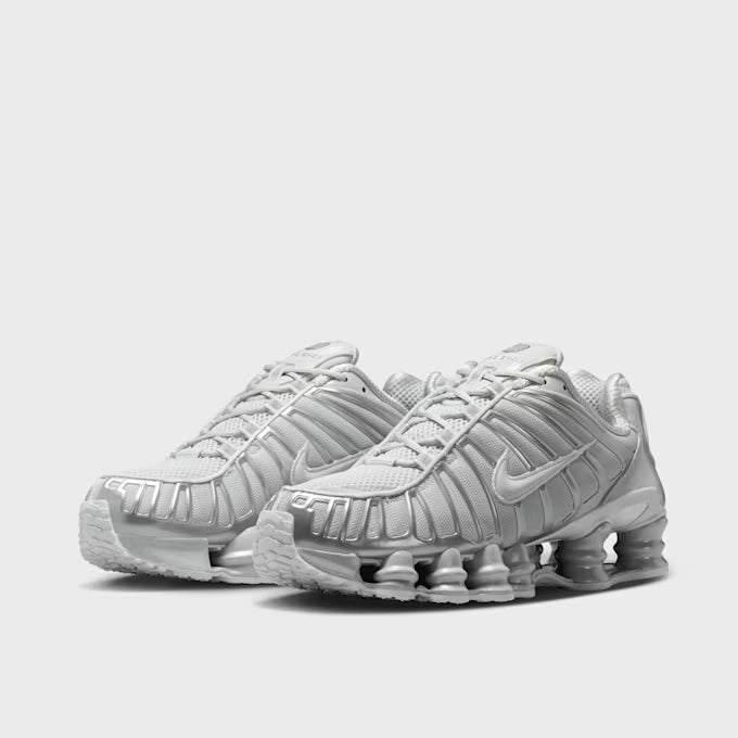 Nike Shox TL Metallic White Silver