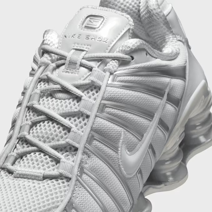 Nike Shox TL Metallic White Silver